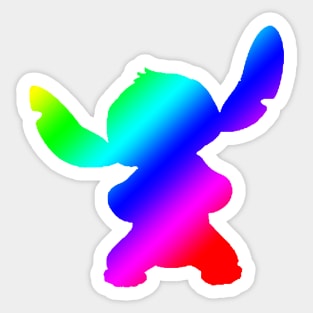 Rainbow Stitch Sticker